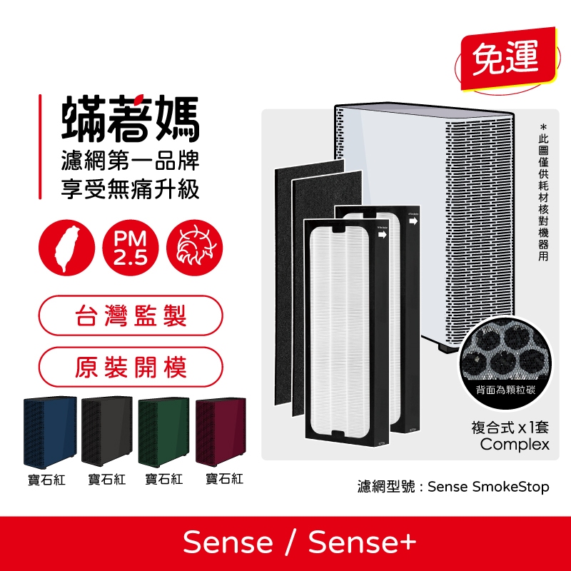 現貨可分期 蟎著媽 副廠 濾網 適用 Blueair Sense Sense+ 空氣清淨機