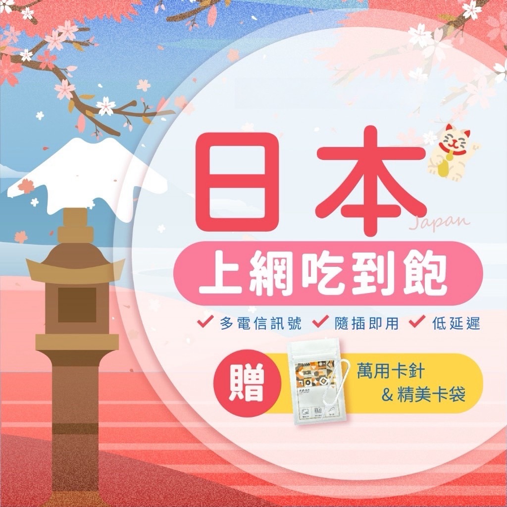 飛速移動 晚上10點前可取【日本上網卡 eSIM】 DOCOMO 軟銀 全境內 吃到飽 5G高速 不降速 網卡 上網卡