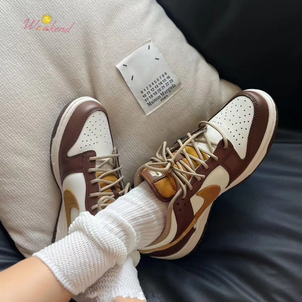 ΝΙΚΕ DUNK LOW 白棕色 摩卡 可可棕 咖啡色 美拉德格紋 巧克力格紋 復古休閒鞋 FV3653-191