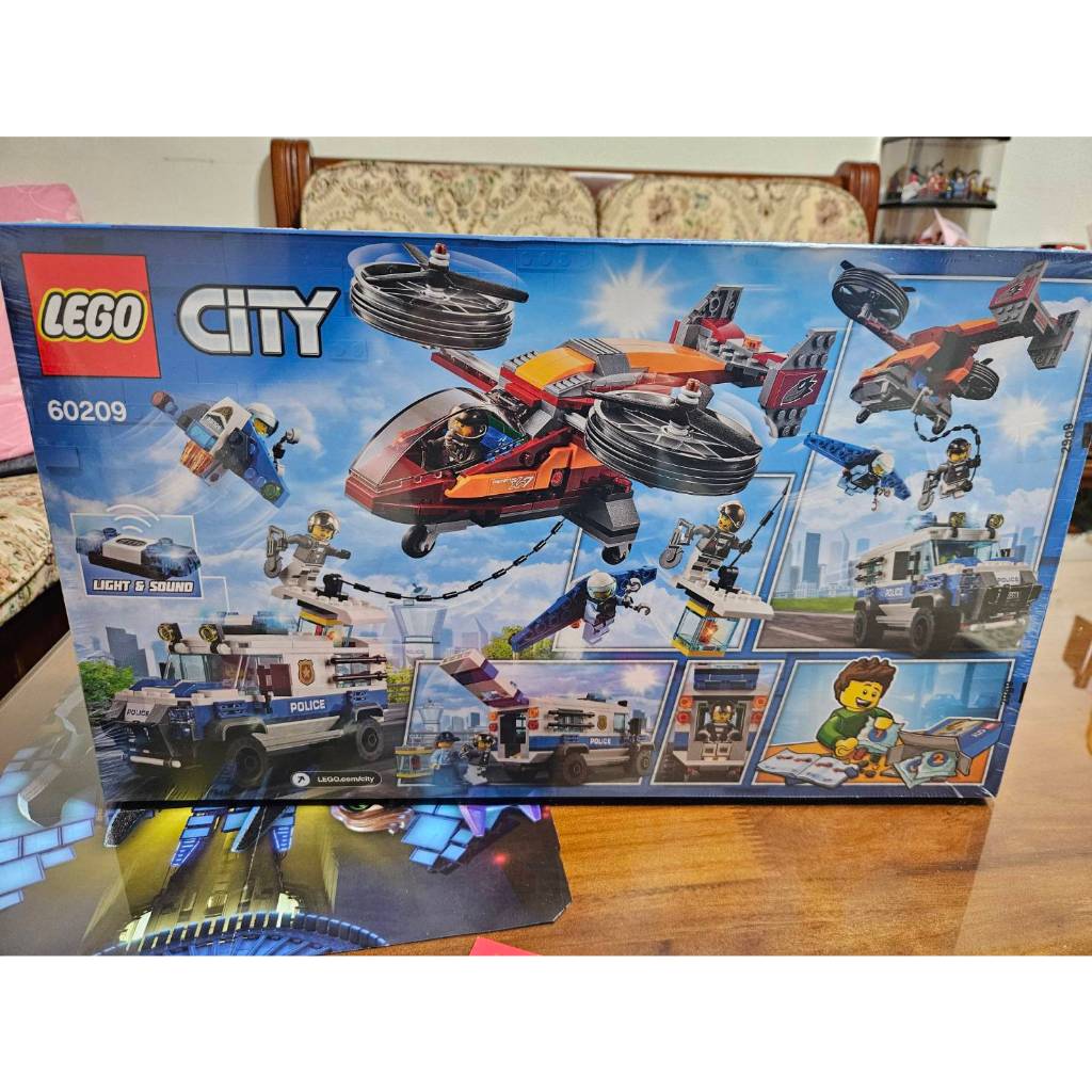 樂高 LEGO City 城市系列 60209飛機 航警鑽石搶刧戰 全新未拆絕版加送LEGO 30645