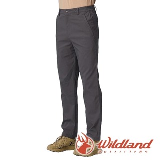 【wildland 荒野】男彈性solid point抗UV機能褲『暮光灰』0B21336