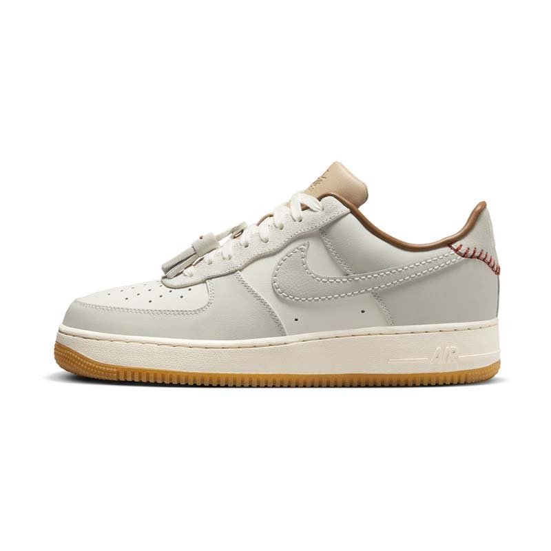 Nike Air Force 1 Low Leather Tassles 卡其灰焦糖底 流蘇 男鞋 HF5697-001