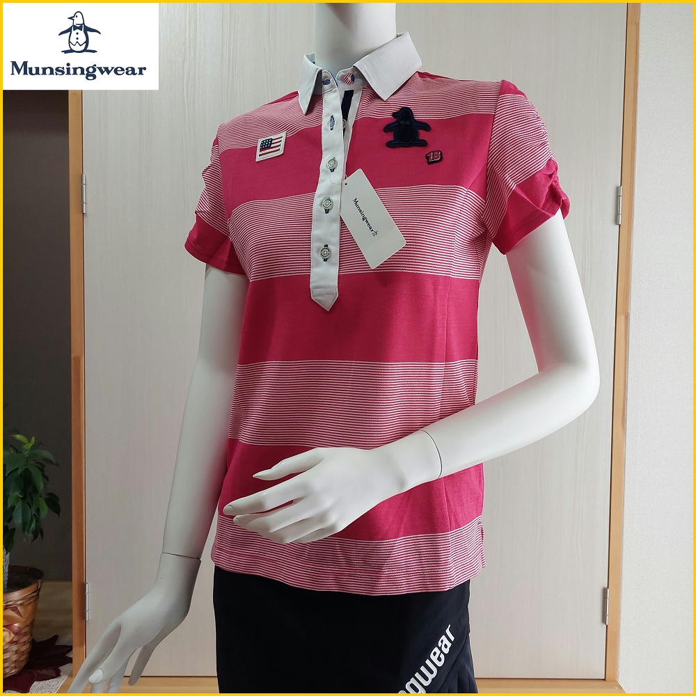 🇯🇵日本原廠✈️企鵝牌 新品 大企鵝LOGO POLO衫【女M】Munsingwear 企鵝 短袖POLO A1666M