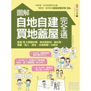 《圖解自地自建×買地蓋屋完全通：掌握10大關鍵步驟，教你買對地、蓋好房，規劃、施工、資金、法規問題一次解決》 全新