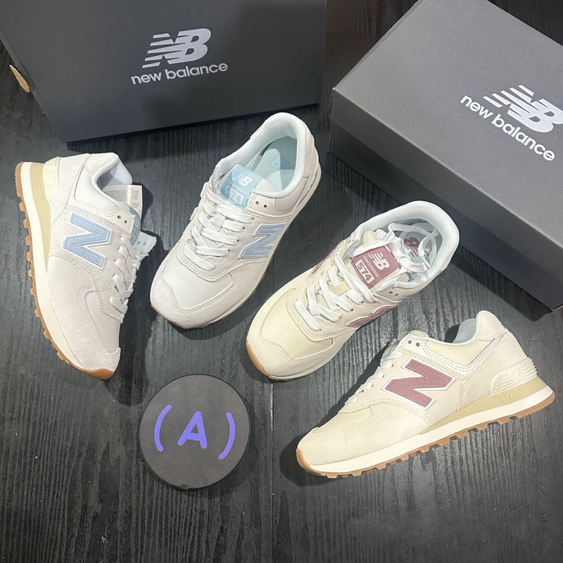 Mr.A😈A先生 New balance IU 574 休閒鞋 女鞋 麂皮 藍 粉 WL574QA2 WL574QC2