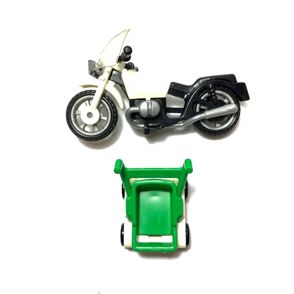 (全部一起賣) Playmobil 摩比 摩比人 摩托車 道具 場景 零件 配件
