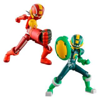 萬代 SMP KIT MAKES POSE 洛克人 EXE 火焰&盾型 套組 盒玩 豬帽子模型玩具