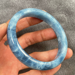 《奇幻晶球》海藍寶手鐲 海藍寶 海藍寶石 綠柱石 手鐲 10號 圈口59.5mm