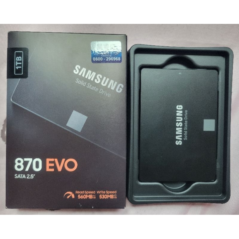 二手 SAMSUNG三星 870 EVO 1TB 2.5吋 SATAIII 固態硬碟
