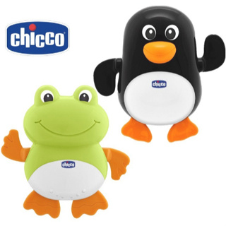 現貨 chicco 動感洗澡玩具-企鵝/青蛙 6m+ 洗澡玩具 滑水玩具 洗澡 兒童洗澡玩具 公司貨 小豆苗
