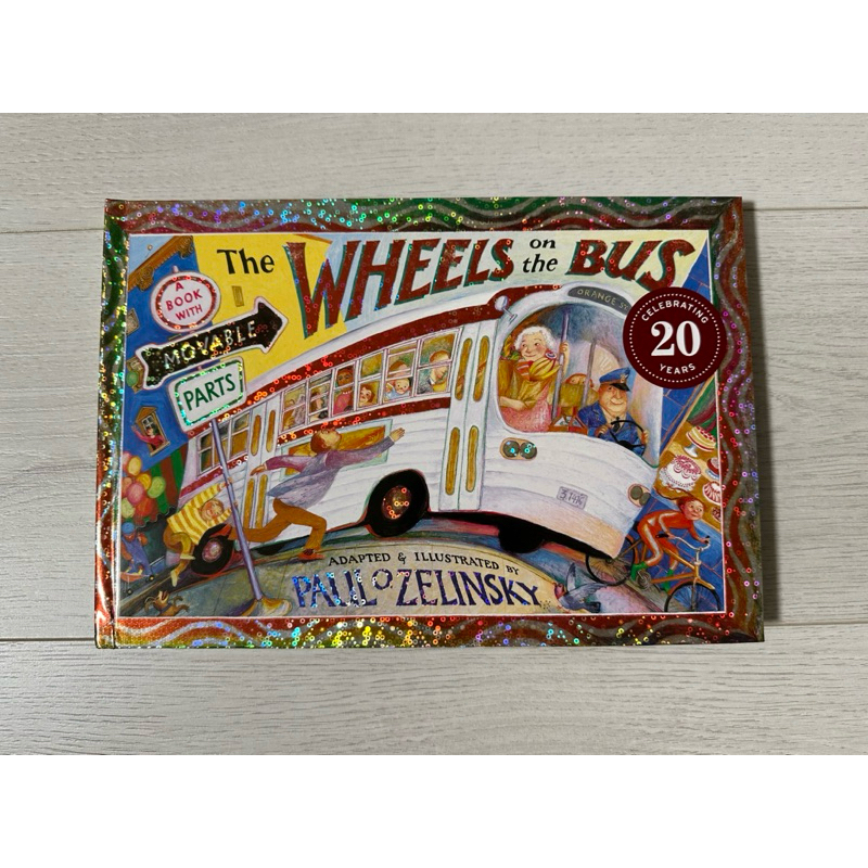 收藏書 近新 The Wheels On the Bus 20週年版 操作遊戲書