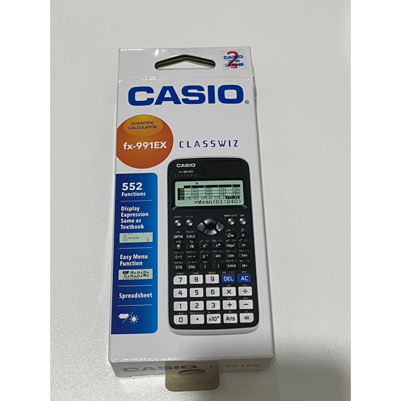 正版❗️卡西歐 casio fx-991 ex 工程計算機 考研究所用 統計學