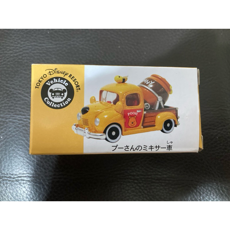 Tomica 迪士尼 樂園 小熊維尼 蜂蜜罐頭 水泥車