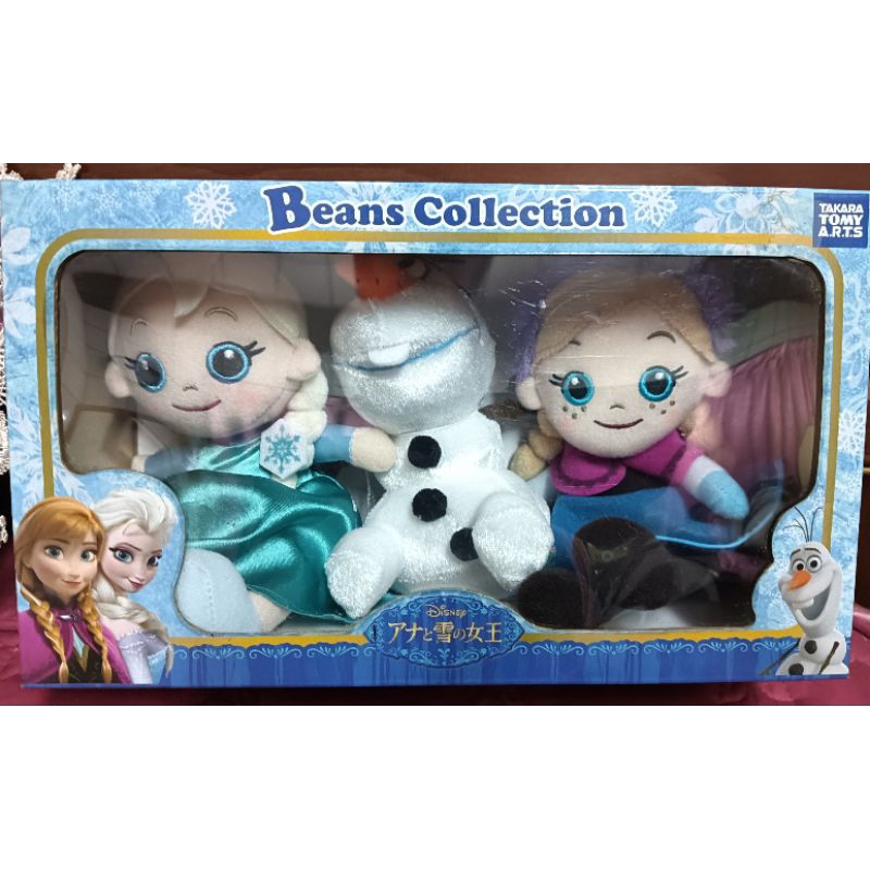 迪士尼-冰雪奇緣-玩偶-布偶娃娃-禮盒