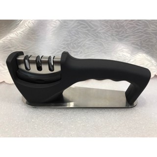 『人體工學握把』三用磨刀器（新型、止滑）
