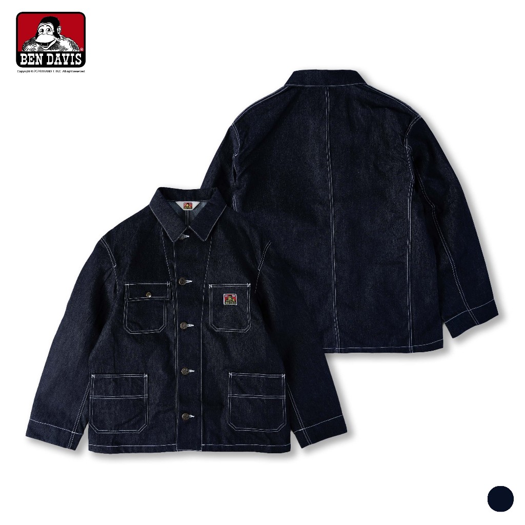 BEN DAVIS COVERALL JACKET  日本製 原色 牛仔 外套