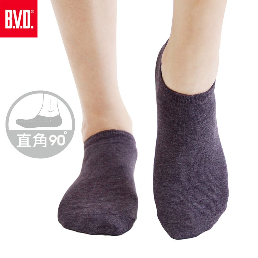 Viki嚴選【BVD】細針低口直角女襪 船型襪 隱形襪 短襪 低口襪 踝襪