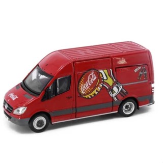現貨 日本 賓士 Benz Spriner x Coca-Cola 可口可樂聯名款 1/76模型合金車 COKE 模型