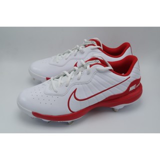 美規 Nike Alpha Huarache Varsity 4 Low 白 紅 棒球 金屬釘 釘鞋 DJ6516-10