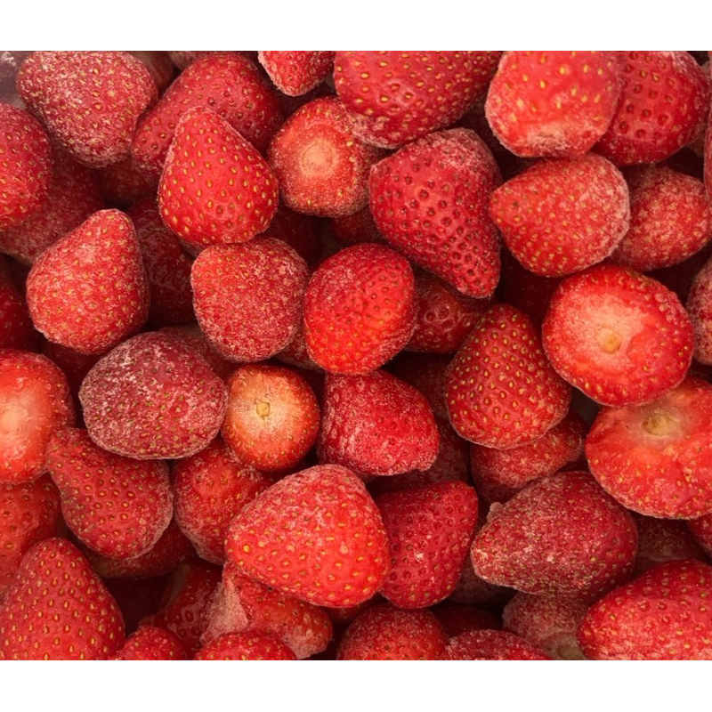 (💥運費特價99)(完整果)苗栗大湖冷凍草莓生產履歷有機益菌無毒