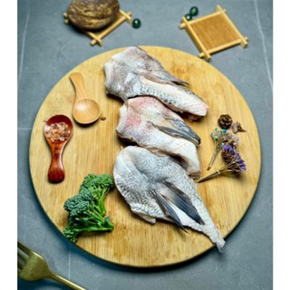 日易購-鯛魚下巴8-10片 (1KG裝)/台灣鯛魚/魚下巴/燒烤/冷凍海鮮/海鮮