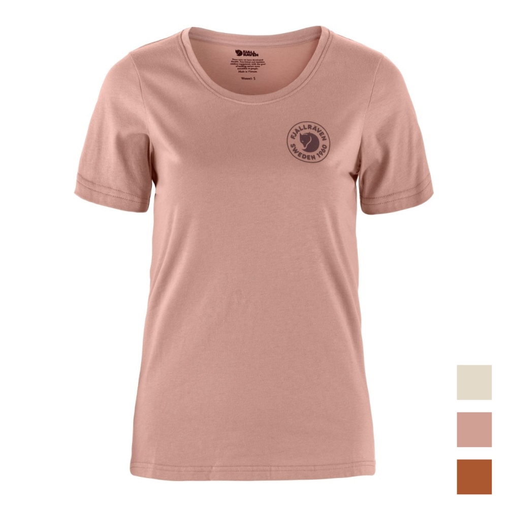 Fjallraven 北極狐 女 1960 Logo T-shirt 有機棉T恤 83513 綠野山房