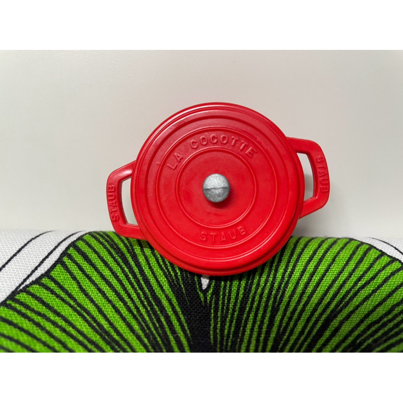 法國Staub 鑄鐵鍋造型磁鐵 紅色 台灣公司貨 《全新現貨》