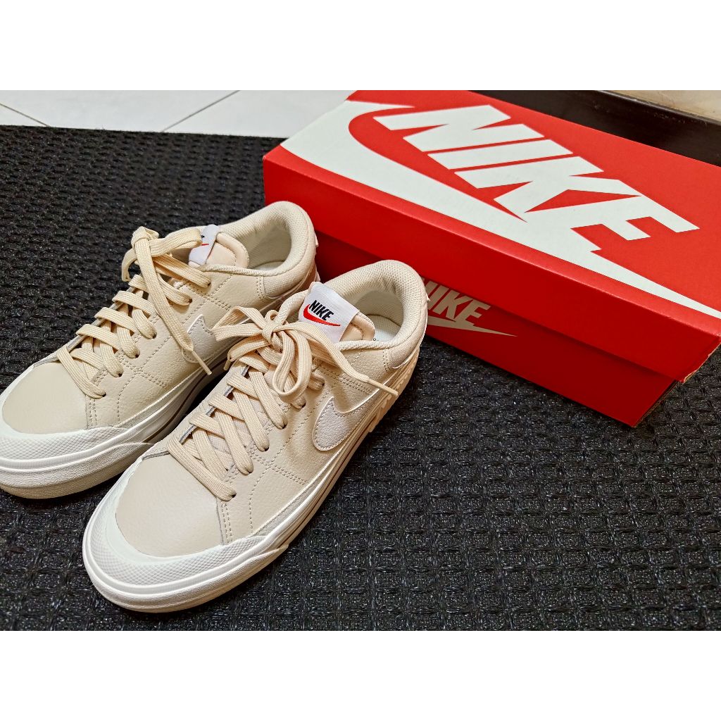 Nike Court Legacy Lift 奶茶 DM7590-200（US7.5 CM24.5）