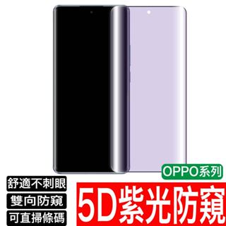 OPPO抗藍光防窺 玻璃貼 玻璃保護貼防偷窺 Reno 10 2 A98 A79 A78 A55 A72 A9 R17