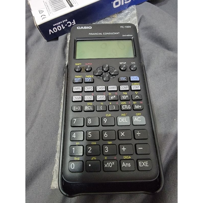 近全新 財務計算機 Casio fc-100v 2ed 財管可用