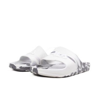 FILA 斐樂 SLEEK SLIDE Splash 拖鞋 男女款 防水 輕便 經典 白灰-4-S356Y-114