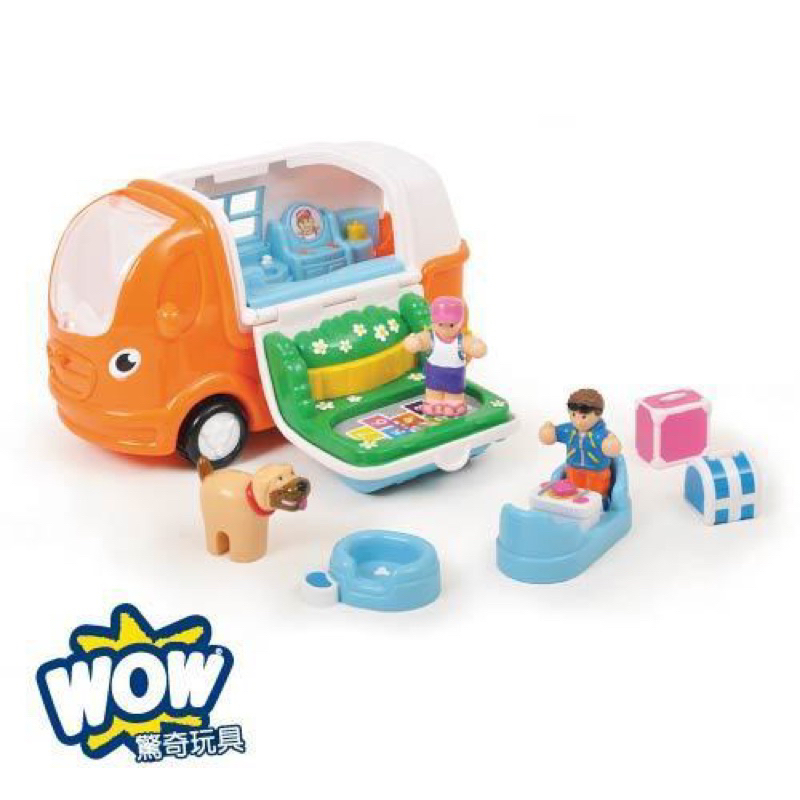 二手✨英國 WOW Toys 露營休旅車凱西  露營車 休旅車 露營休旅車