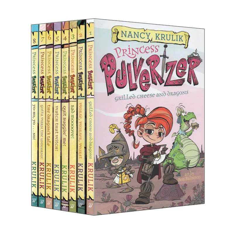 台灣現貨免運粉碎機公主系列8册 英文 Princess Pulverizer