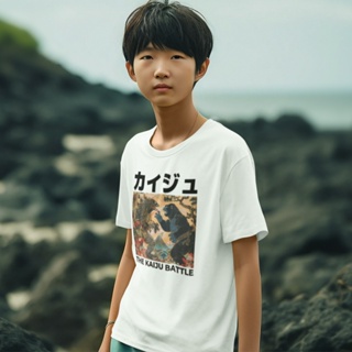 KAIJU BATTLE 兒童短袖T恤 3色 怪獸金剛哥吉拉服飾日本日文童裝嬰幼兒親子裝godzilla可愛