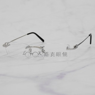 【LOOK路克眼鏡】Cartier 卡地亞 光學眼鏡 無框 CT0045O 001