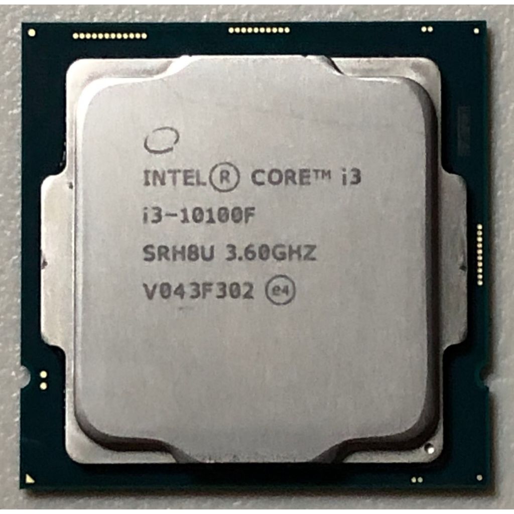 售 Intel 10代CPU i3-10100f 無內顯 4核8緒 (過保無盒。含風扇) #5