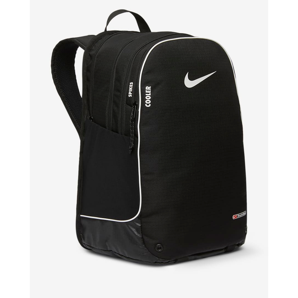 Nike Track 後背包 運動背包 旅行包 防水夾層 隔熱層 獨立鞋袋 黑白 [HF9418-080]
