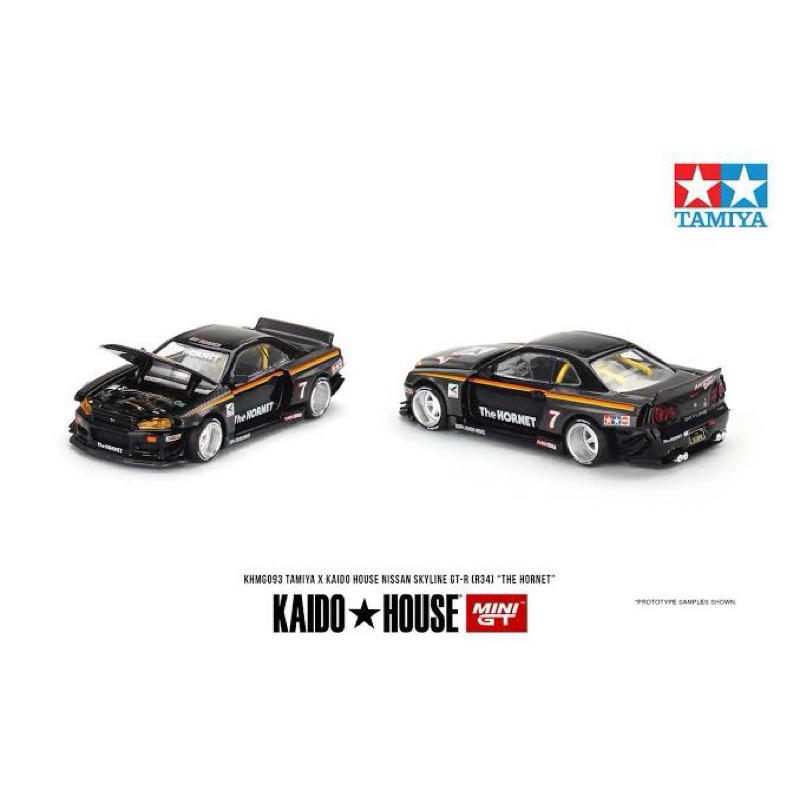 Mini GT X KAIDO HOUSE 凱多 Nissan Skyline GTR R34 大黃蜂 田宮