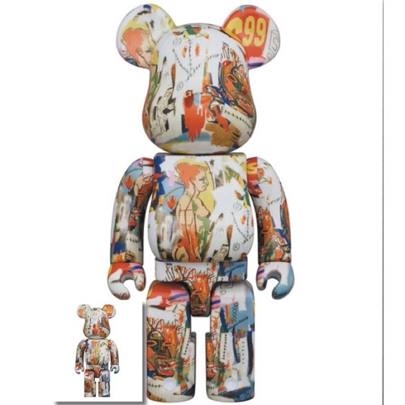 BE@RBRICK Andy Warhol × JEAN-MICHEL BASQUIAT 巴安4代 庫柏力克熊400%