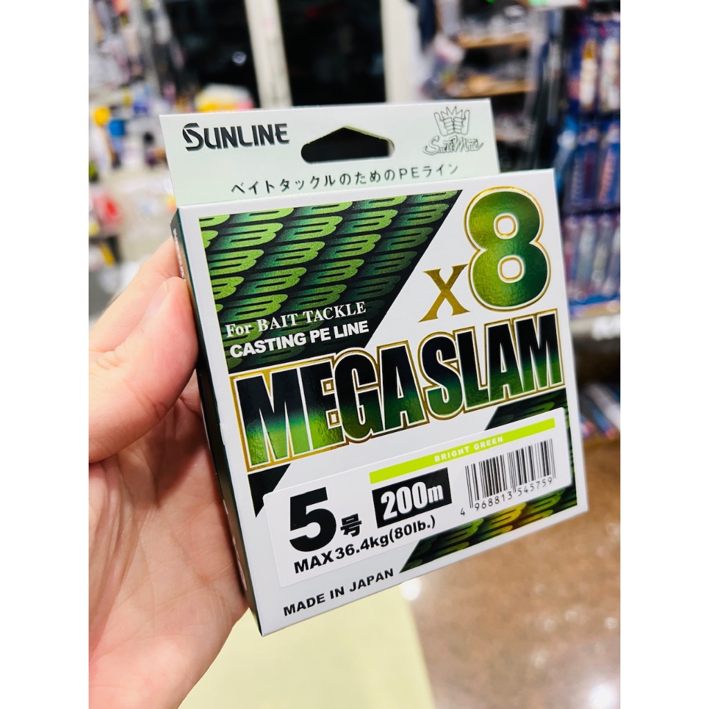 Sunline Mega Slam X8 大餌專用 PE線 魚虎 雷強 船鱸 船拋 大物 槍柄 小烏龜 防暴 耐磨 頂規