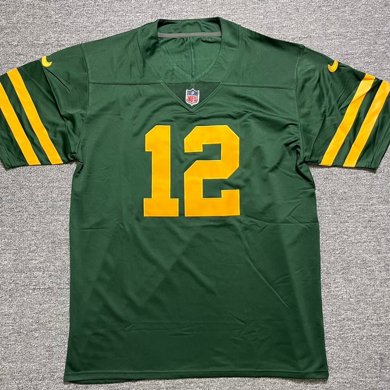 【𝐇𝟐𝐂】NFL美式足球衣 Green Bay Packers 綠灣包裝工 oversize 美式復古 hiphop球衣