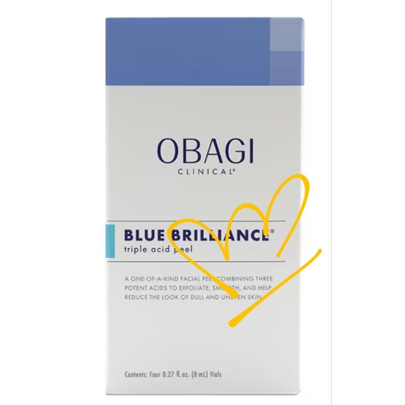 🔥推薦刷酸老手 進階專業果酸 ♥️美國Obagi Blue brilliance 三重酸果酸水楊酸乳酸煥膚換膚