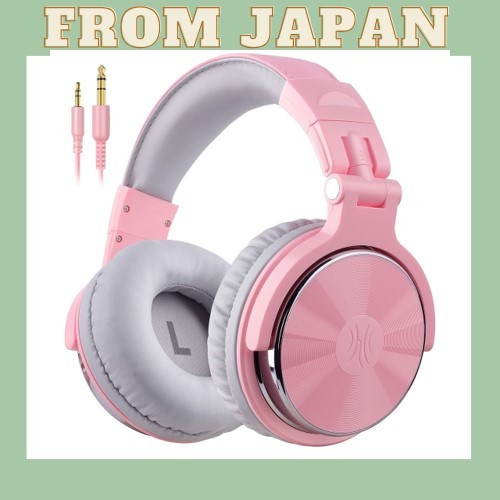 [直接日本] OneOdio DJ 耳機有線頭戴式耳機，用於錄音室錄音、樂器練習、混音、聽電視、看電影、遊戲等。