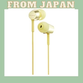 [直接日本] 索尼 （SONY） 有線耳機 MDR-EX155 ： 運河型黃色 MDR-EX155 Y