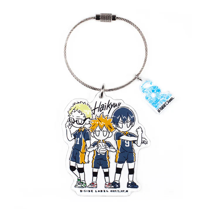 B-SIDE LABEL 排球少年 鑰匙圈 烏野集合 日向翔陽 影山飛雄 月島螢
