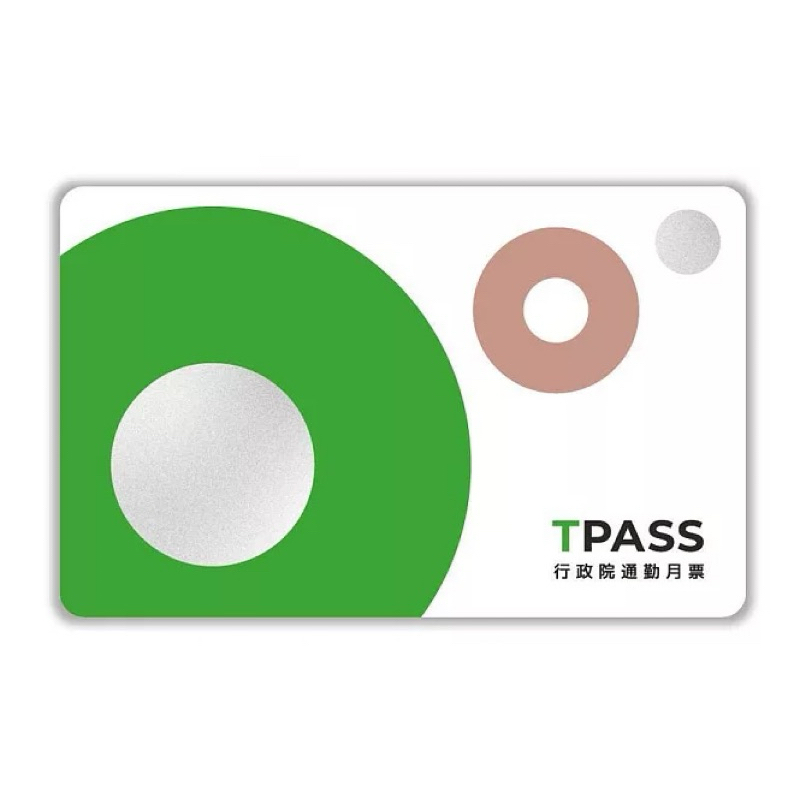 TPASS行政院通勤月票(嘉嘉)Supercard悠遊卡
