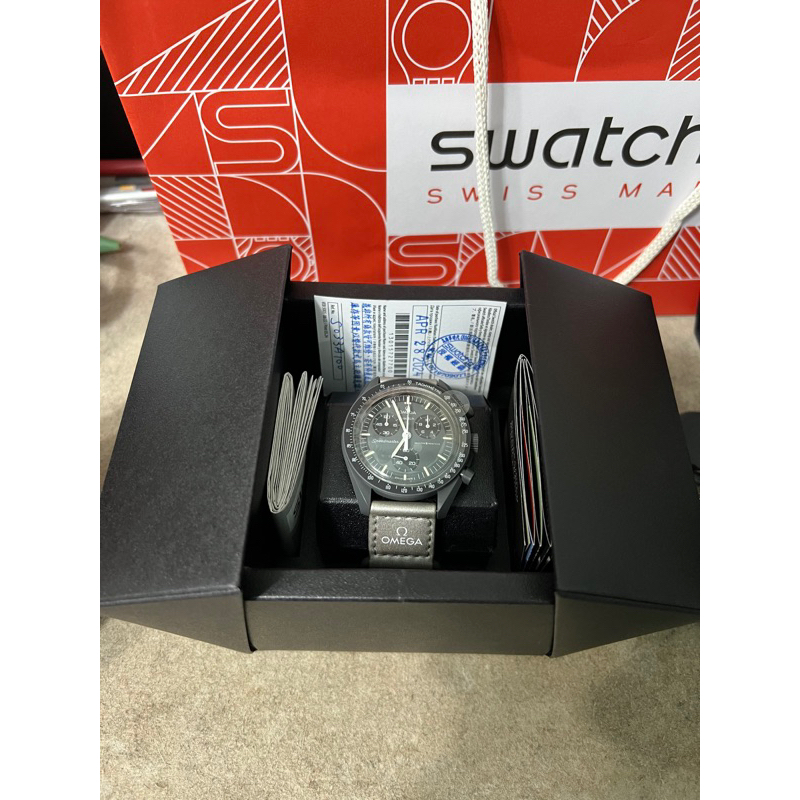 omega x swatch moonwatch 聯名手錶 黑色