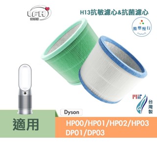 HEPA抗敏菌濾網 適用 Dyson HP00/HP01/HP02/HP03 DP01/DP03 活性碳濾心 戴森清淨機