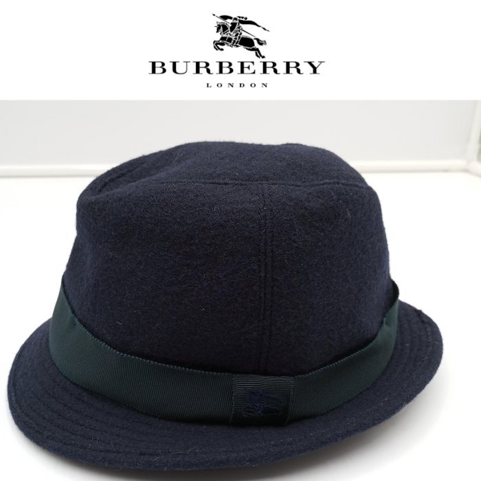 二手真品  BURBERRY  帽子 紳士帽 K154