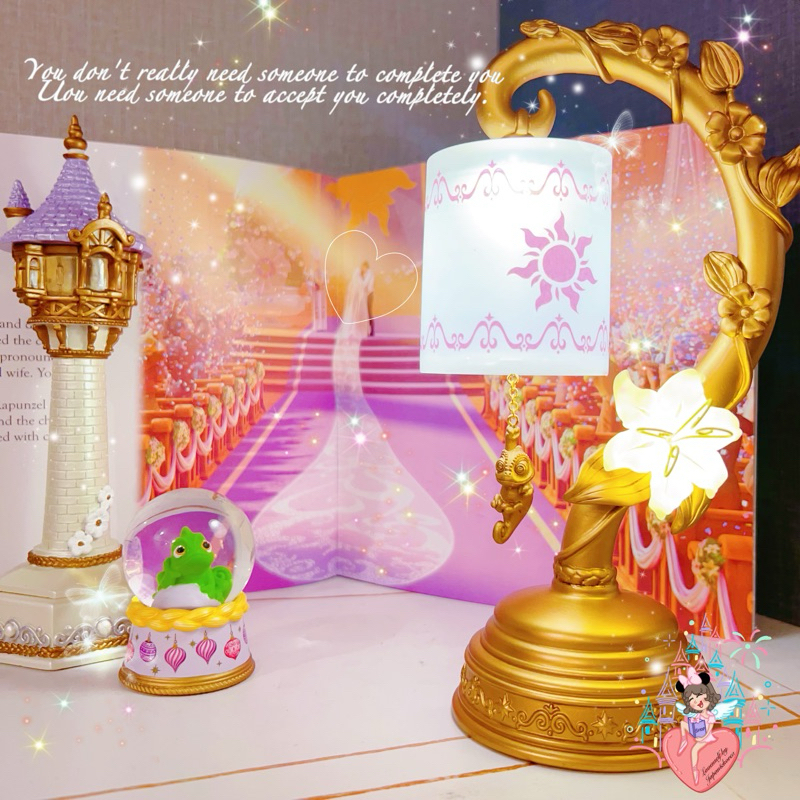 ❤️確定有貨 迪士尼 日本 長髮公主 樂珮 樂佩 帕斯卡 高塔 魔髮奇緣 水晶球 魔法花 迪士尼公主 小夜燈 夜燈 燈